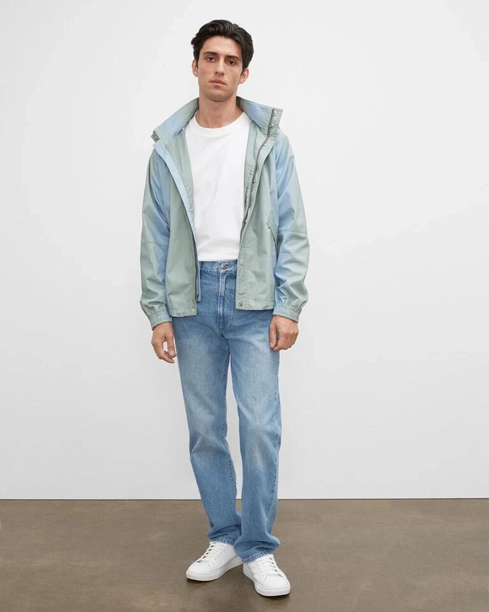 Club Monaco Ombre hooded men's jacket size XL NWT